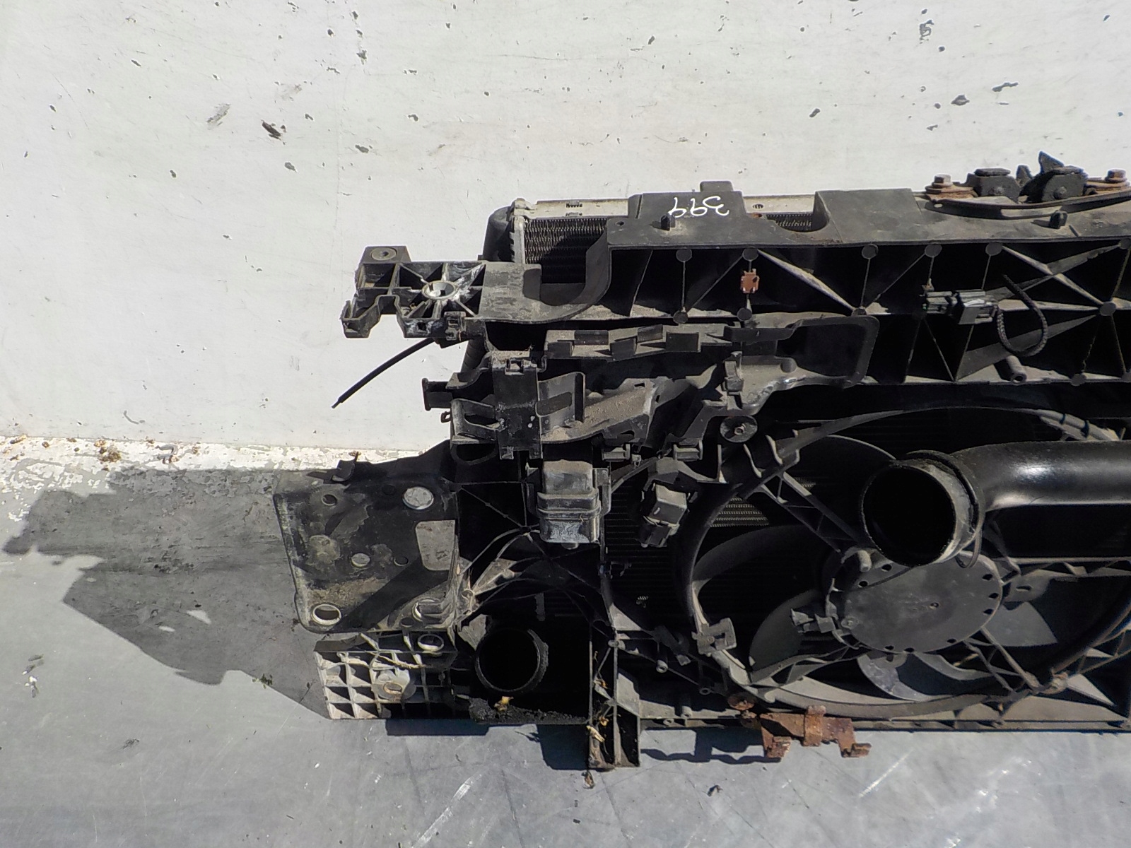 399 RENAULT GRAND SCENIC III 1.9 DCI support panel for radiators sider radiator