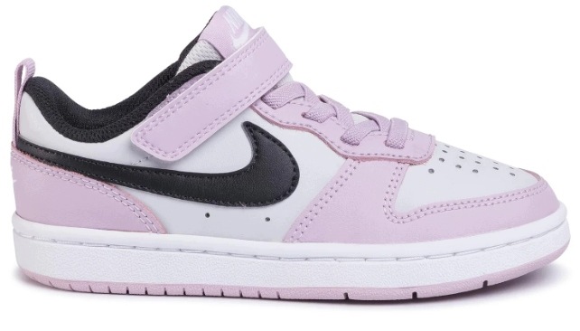 Buty Dziecięce Sportowe Czarne Nike Court Borough Low 2 BQ5451-005 r.29.5