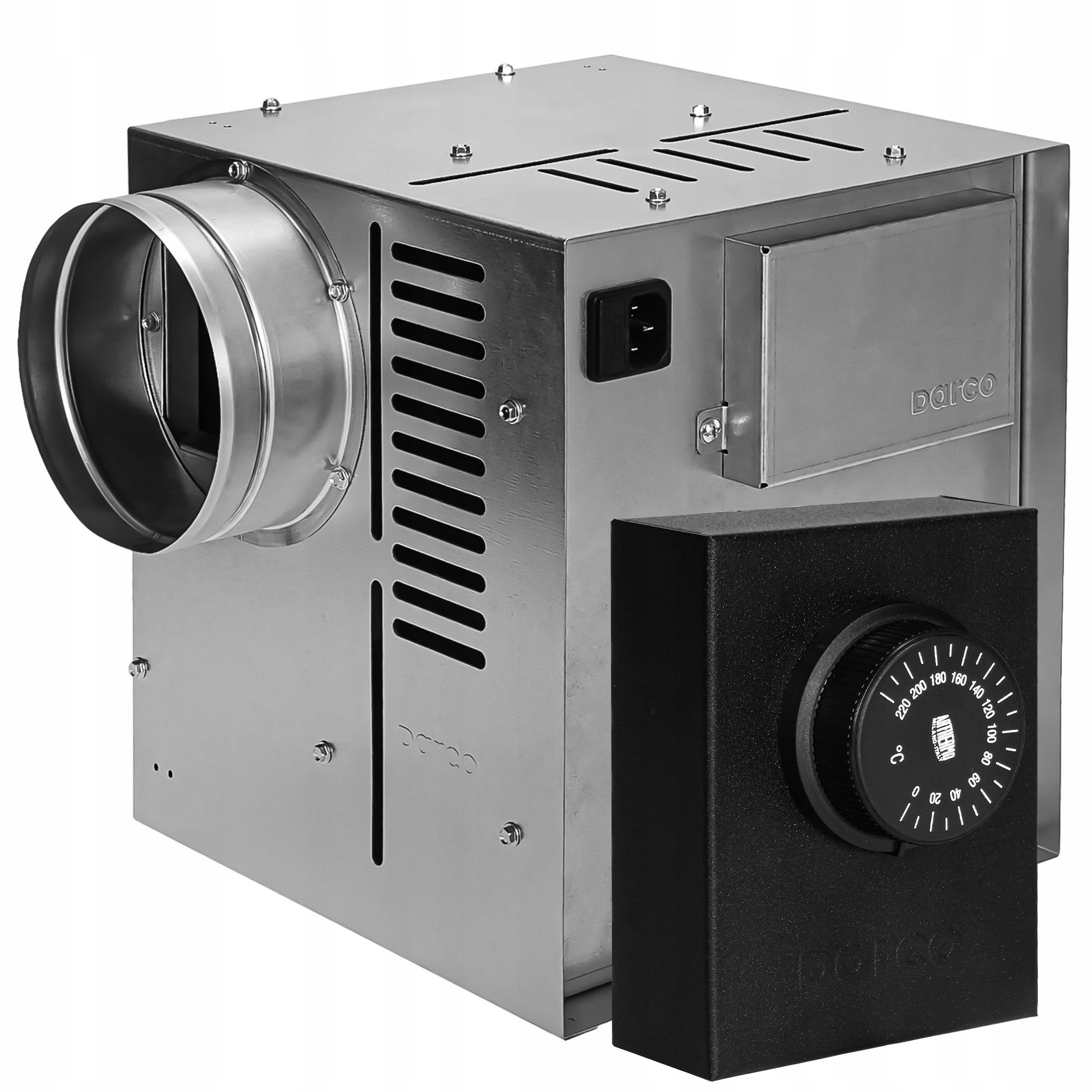 Ventilační kamera krbová turbína AN2 gen. II 860 m3h termostat ETT-MN-0