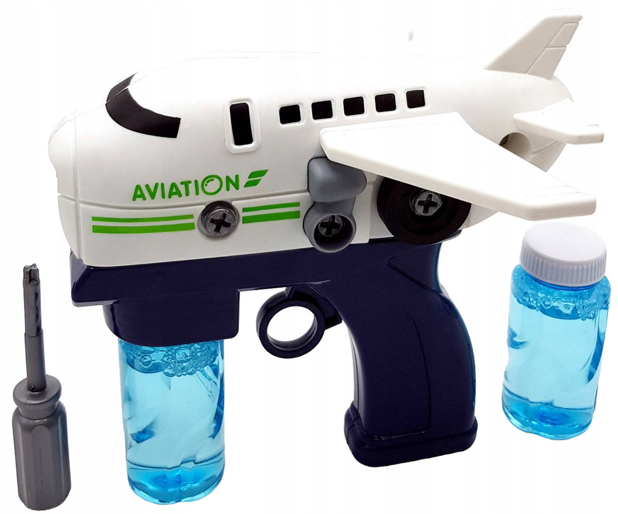 PISTOLET NA BAŃKI MASZYNA SAMOLOT DO BANIEK + PŁYN Kod producenta sk-74