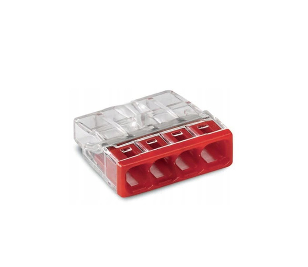 

Szybkozłączka Złączka Wago 0,5-2,5mm2 4 torowa