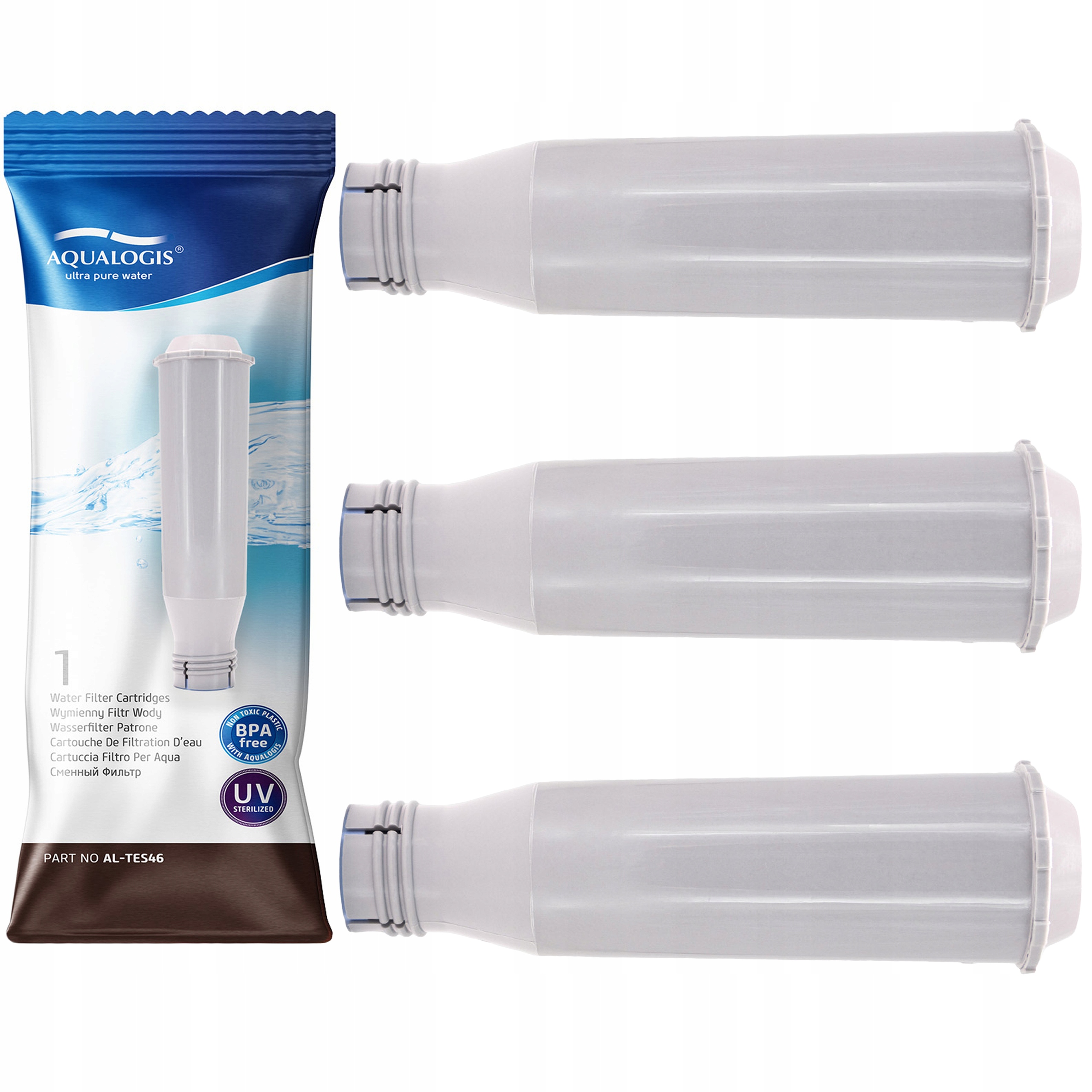 3x Filtr do ekspresu Siemens Tk Bosch Benvenuto Neff Aeg Cafamosa Surpresso