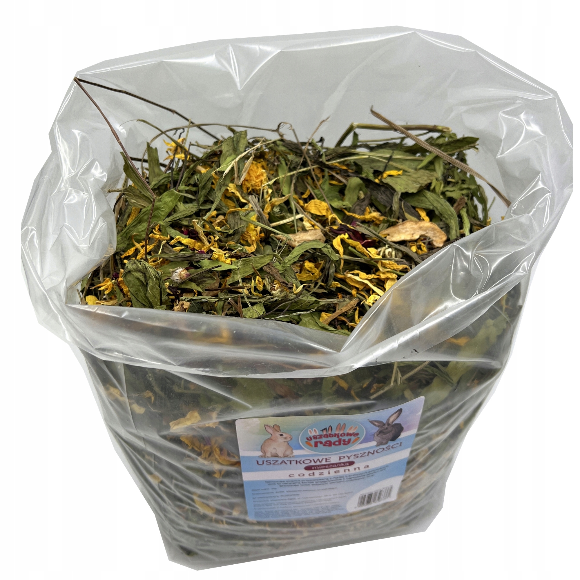 USZATKOWE PYSZNOŚCI - Mieszanka codzienna 1kg Dla królika Typ mieszanka