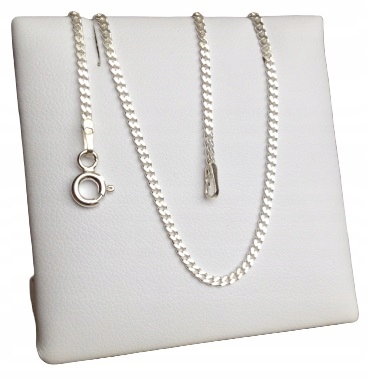 Pancerka Łańcuszek Srebrny 925 Medalik Komplet (na PREZENT / Komunia) Długość całkowita 40 cm
