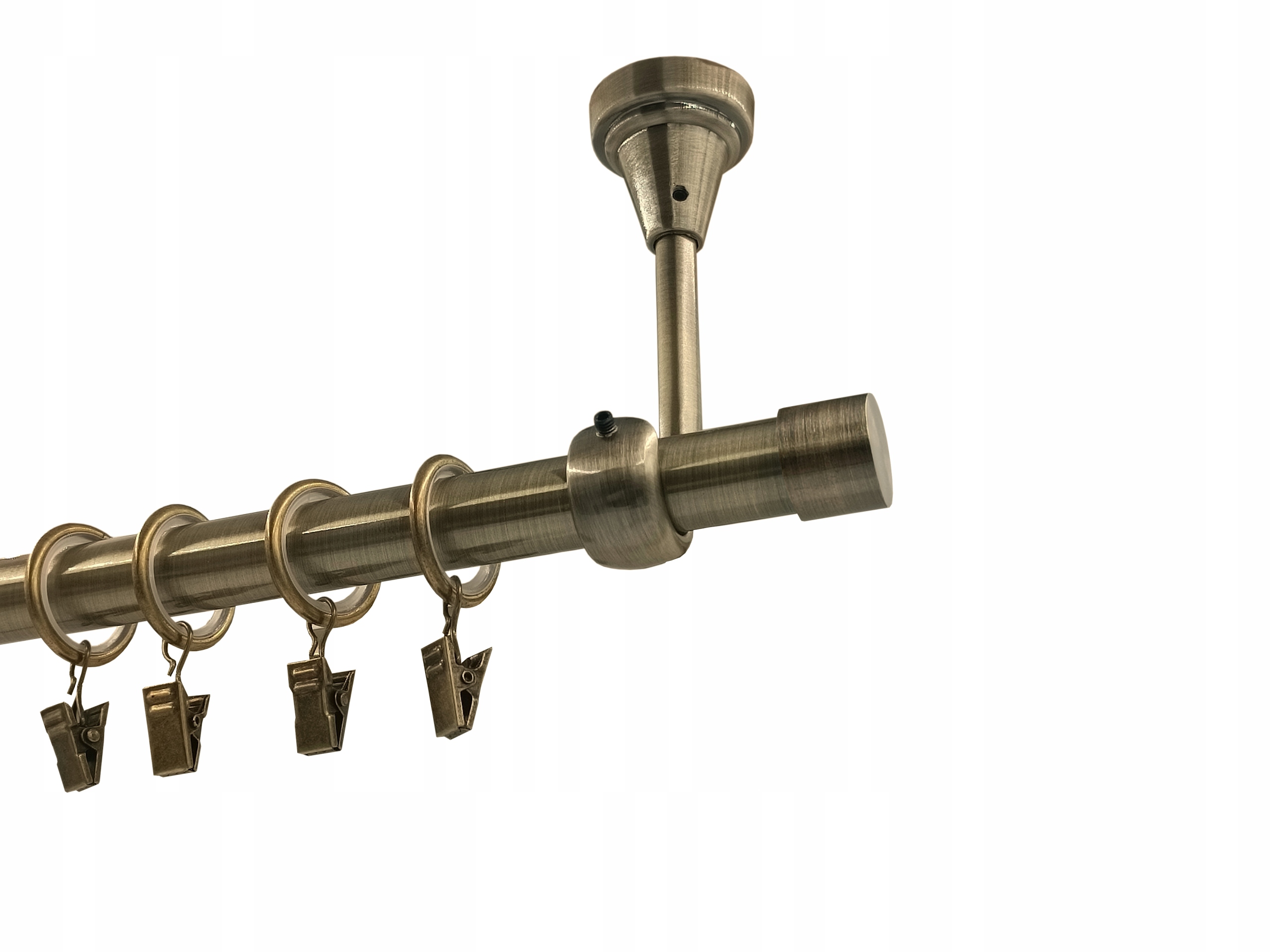 Garnýž Metal Strop 19mm MIX Koncovek Zlato Antik 240cm Smart galvanizovaný