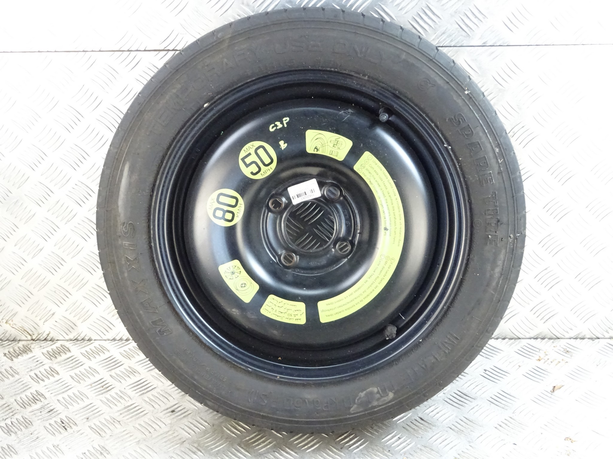 CITROEN C3 PICASSO roue roue de secours 15" 4X108