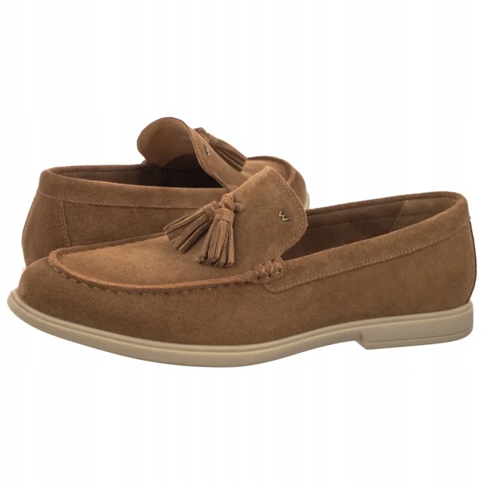 Pánské nazouvací boty Mokasíny Wojas Hnědé 10310-63