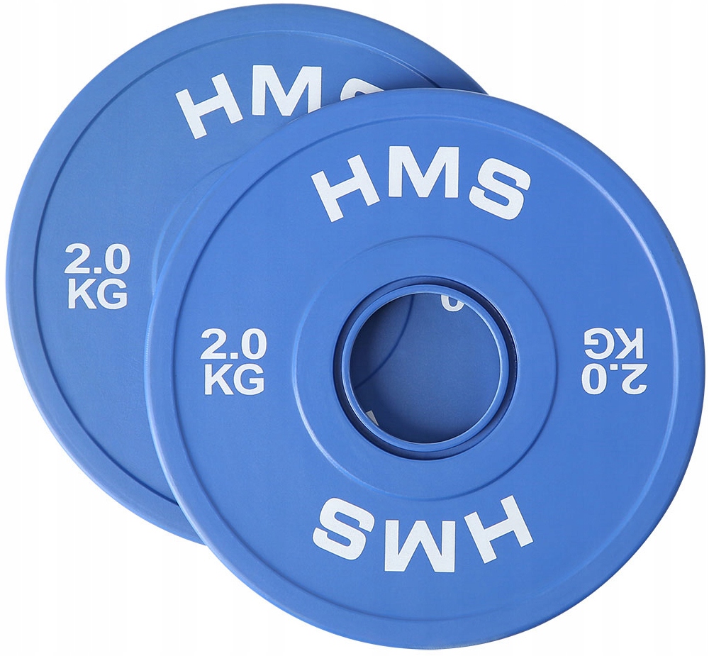 Olympijské talíře guma 2x2kg závaží na osa 50 mm Hms