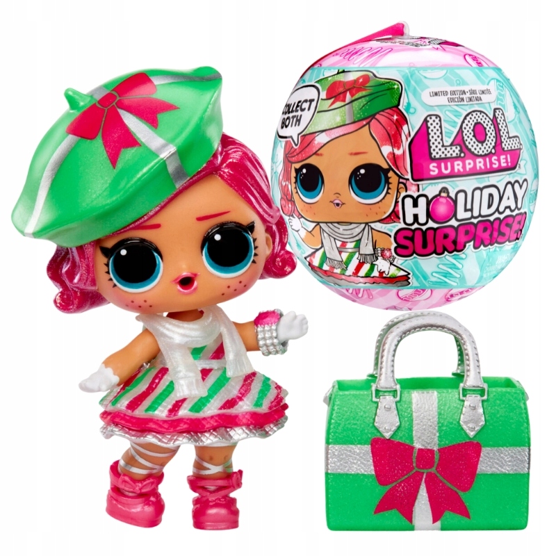 LOL SURPRISE KARÁCSONYI GÖMB HOLIDAY SUPREME MINIBABA KIEGÉSZÍTŐK RÓZSASZÍN