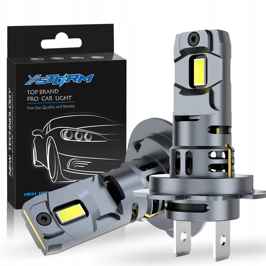 ЛАМПОЧКИ LED (СВІТЛОДІОД) H7 XSTORM 60W 20000LM 6500K CSP 