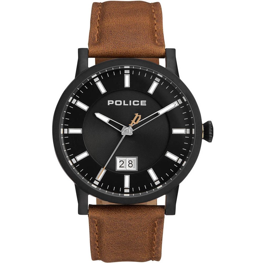 Pánské Hodinky Police PL.15404JSB-02A hnědé