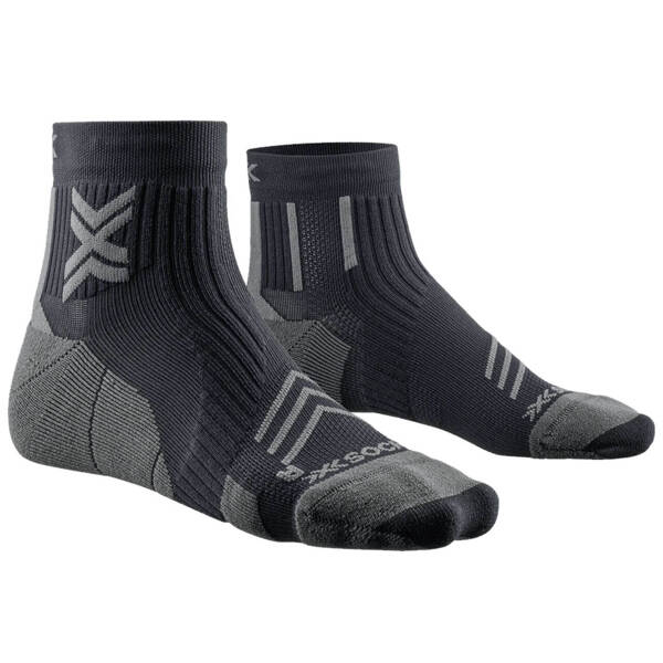 X-socks Ponožky Run Expert Ankle bílé/oranžové/twyce modré 39-41