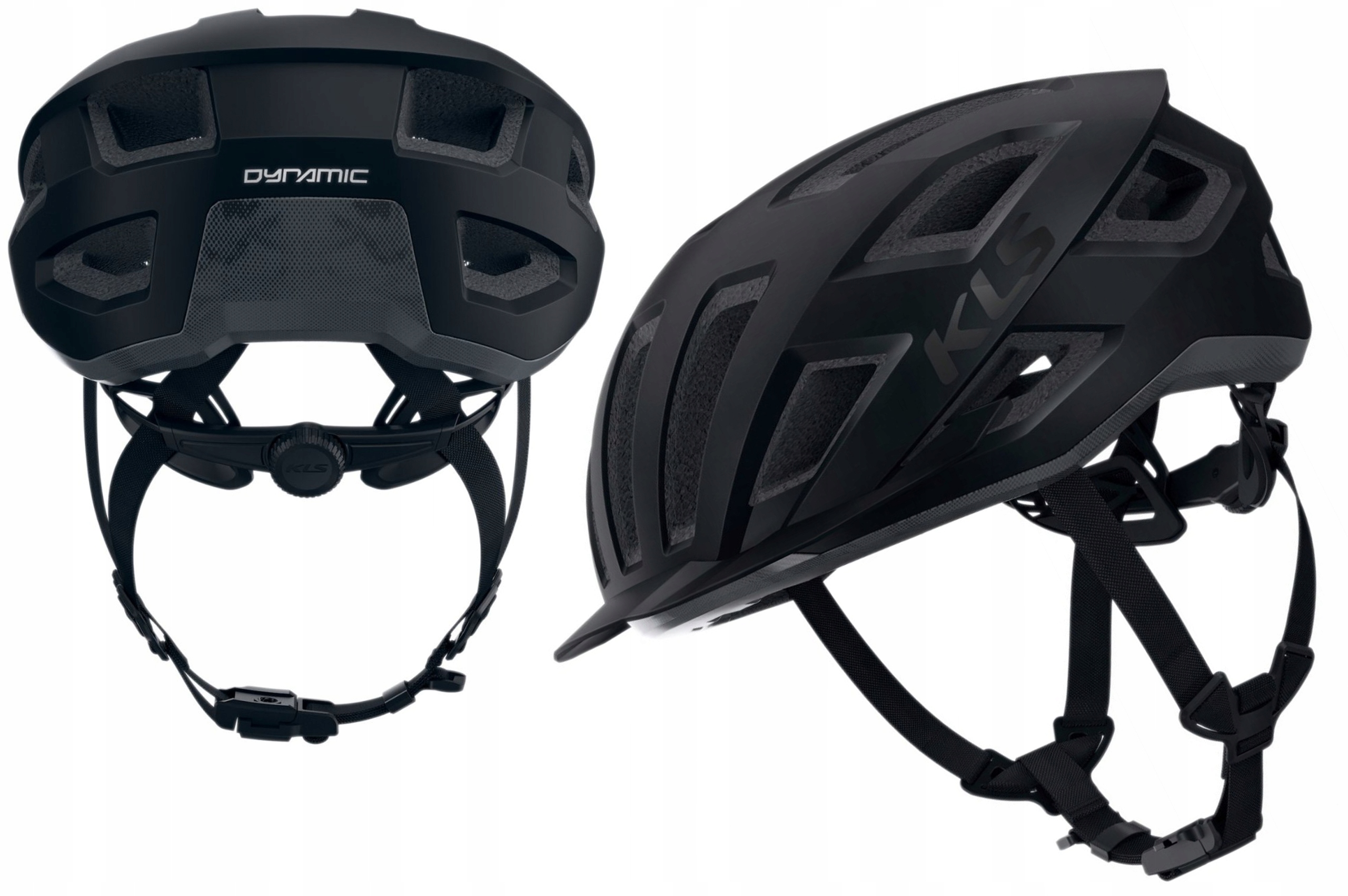 Kask Rowerowy Kellys Dynamic II Black rozmiar M/L (55 58cm)