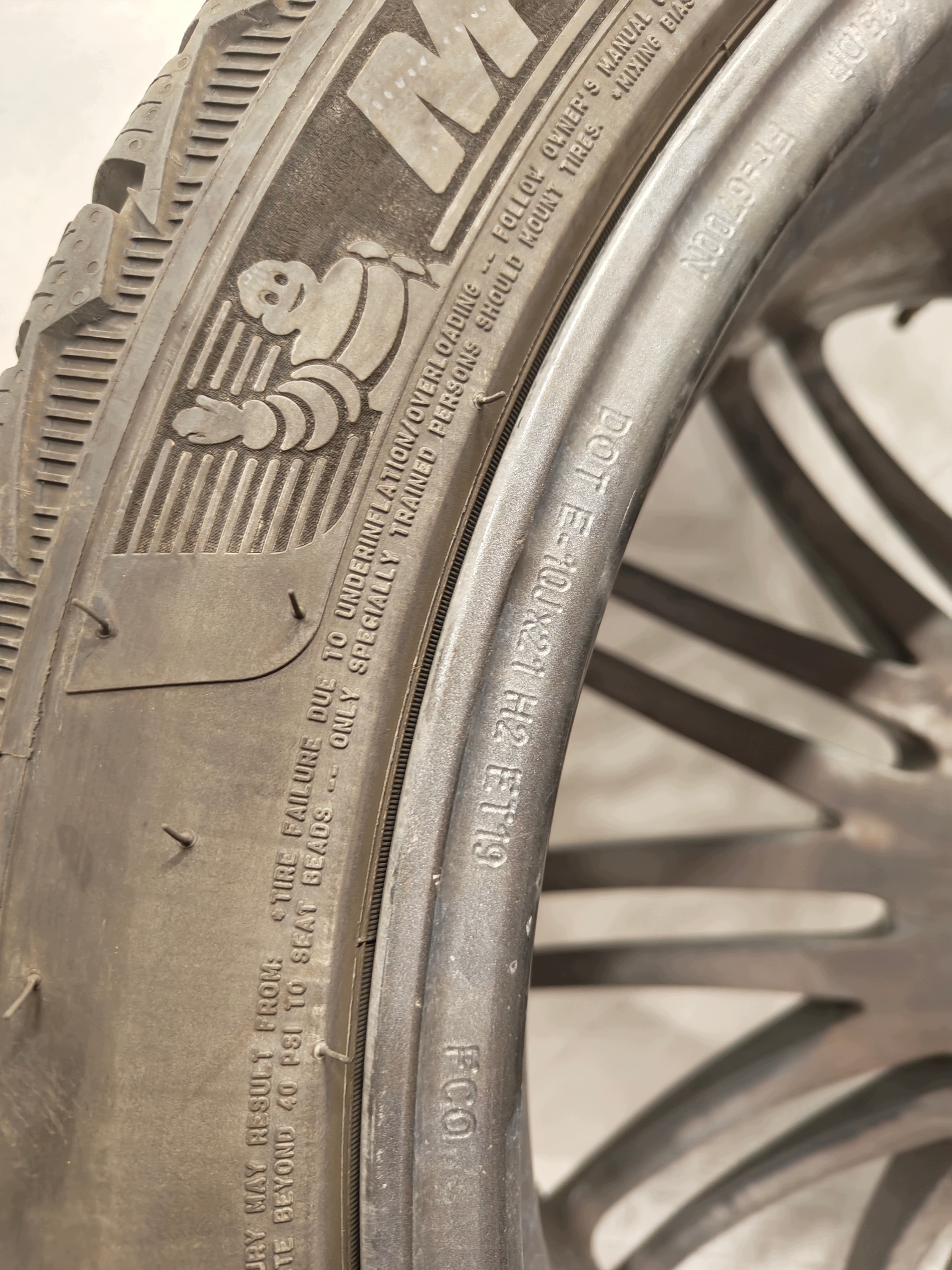 PORSCHE MACAN 95B wheels discs 21 CALI tyres winter MICHELIN