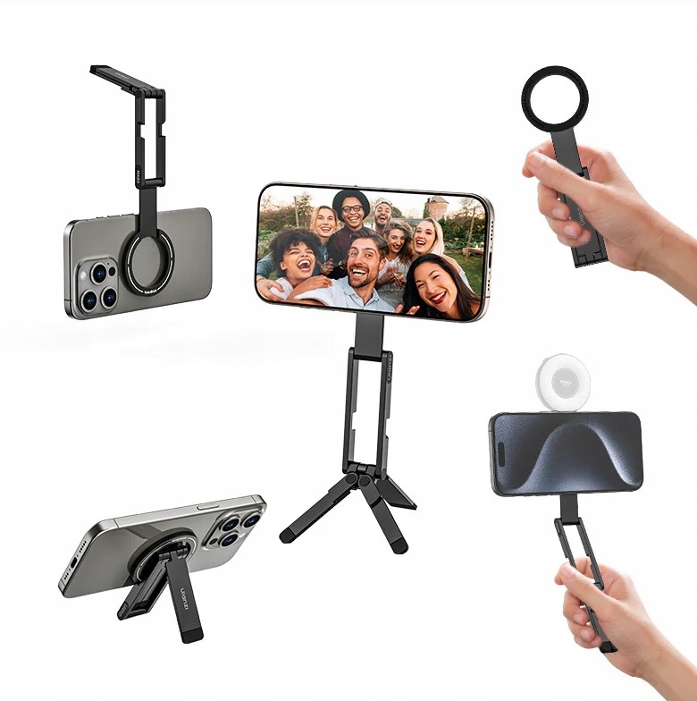 Statyw Grip Stojak Metal Uchwyt Telefon iPhone Magnes MagSafe Ulanzi MA60