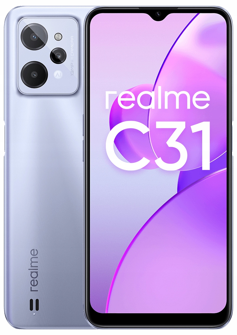 Etui Pancerne Do Realme C31 Szkło 9H Materiał skóra ekologiczna