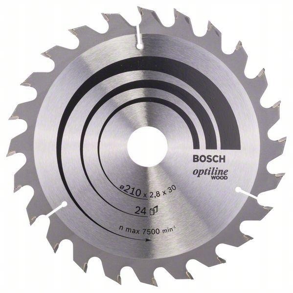 Kotoučová Pila-h Optiline Wood 210*2,8*30/Z24 B 2608640621