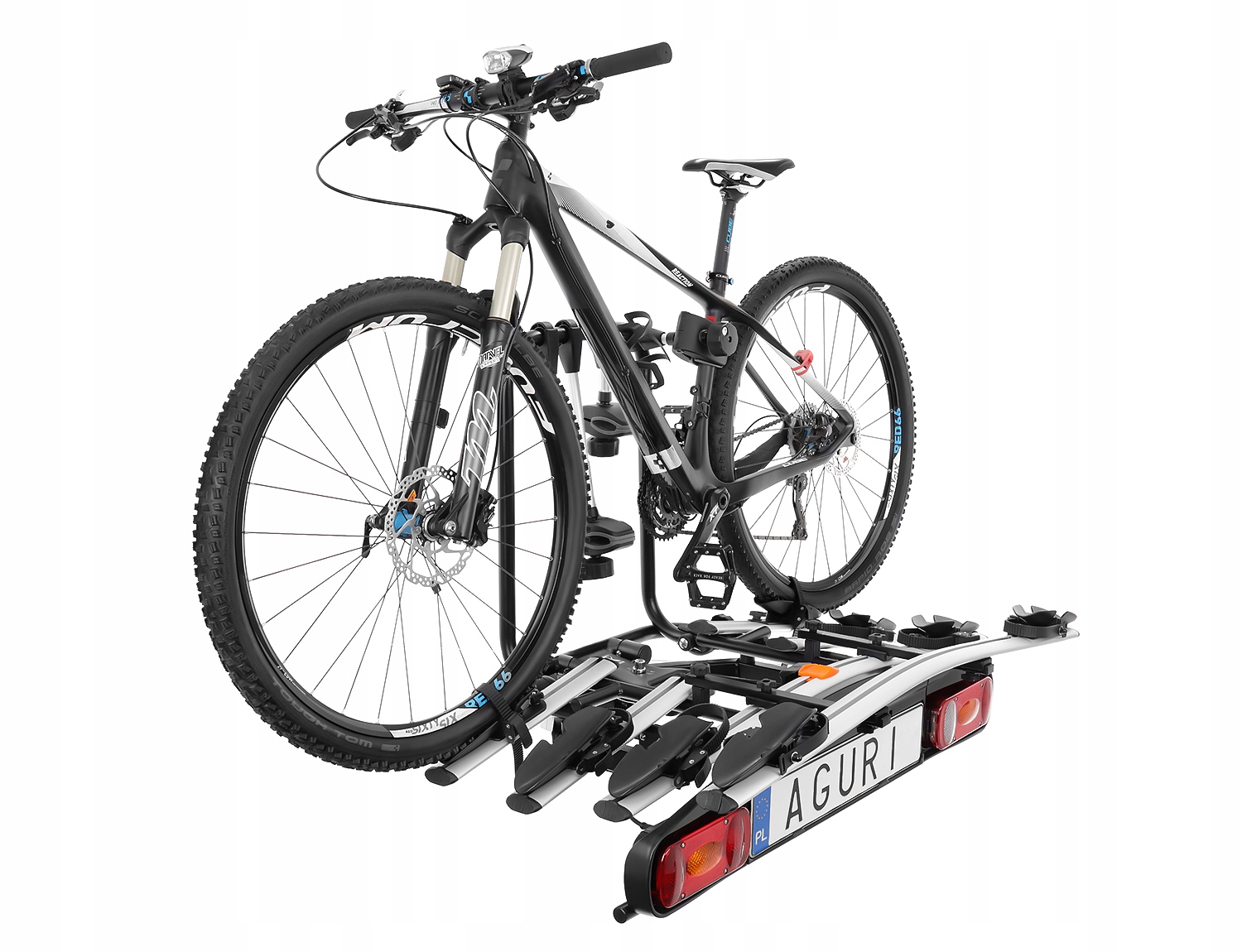 Bagaznik uchwyt rowerowy hak AGURI ACTIVE 4 rowery Model ACTIVE BIKE 3 1