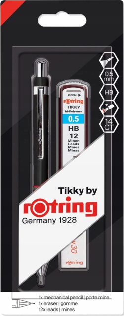 

Ołówek Automatyczny Rotring Tikky 0,5 Grafity Hb
