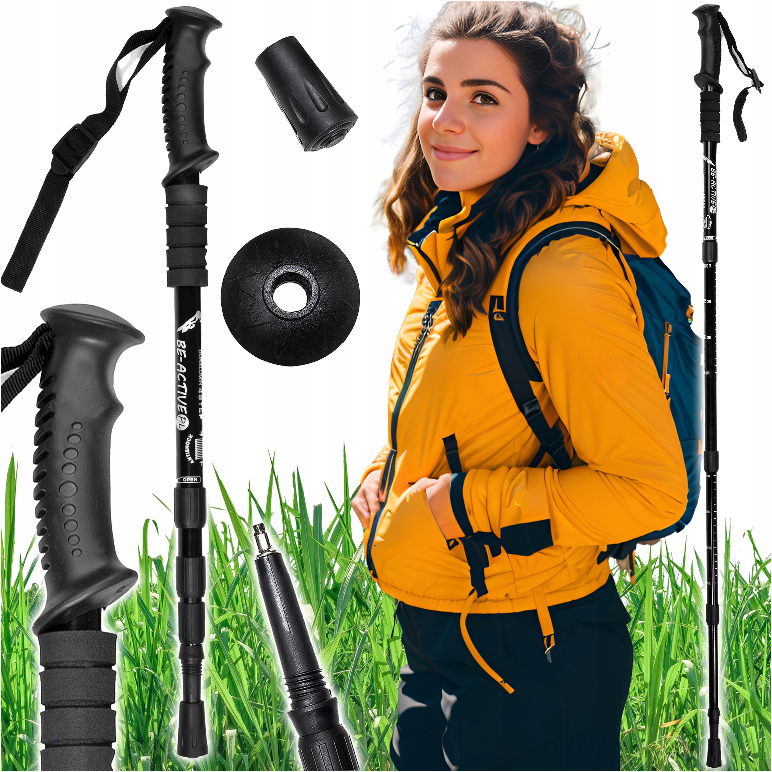 Kijek Nordic Walking Kij Trekkingowy Składany Do Chodzenia 1szt