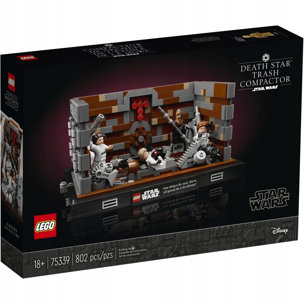 Lego Star Wars 75339 Diorama: Drtič Odpadků Na Hvězdě Smrti