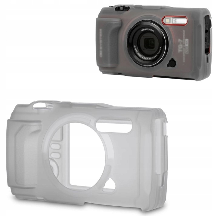 Futerał Etui Case Pokrowiec Silikon do Aparatu Olympus Tough TG-7 TG7 Jjc