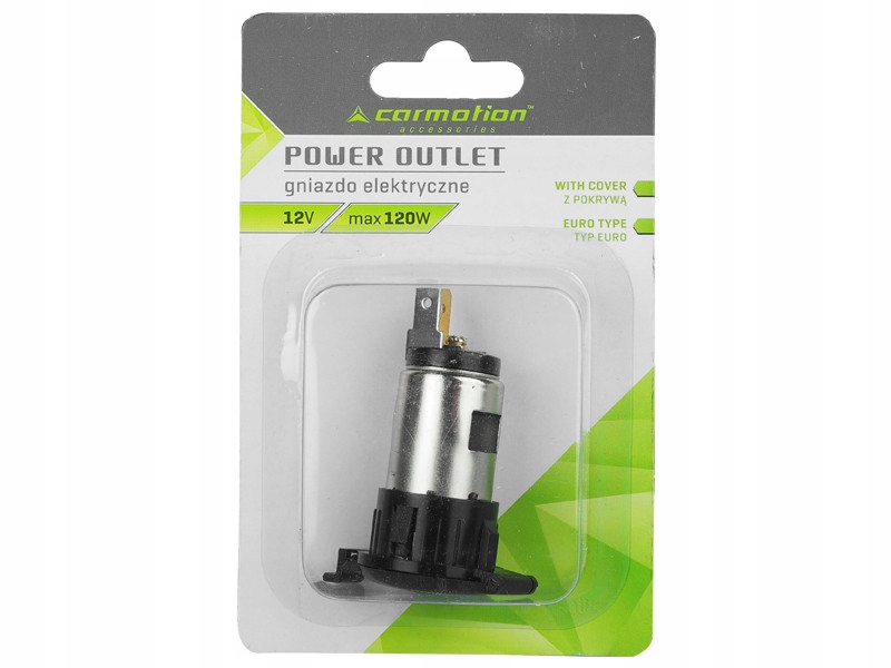 GNIAZDO ZAPALNICZKI SAMOCHODOWEJ z KLAPKĄ 12V 120W Typ samochodu 4x4/SUV Niezdefiniowany Samochody dostawcze Samochody kempingowe Samochody osobowe