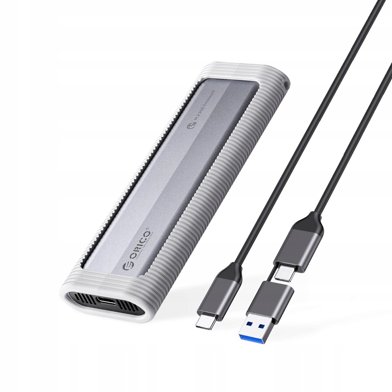Kieszeń Orico AXM2-G2-V1 M.2 NVMe Usb-c/usb-a 10Gb/s szara
