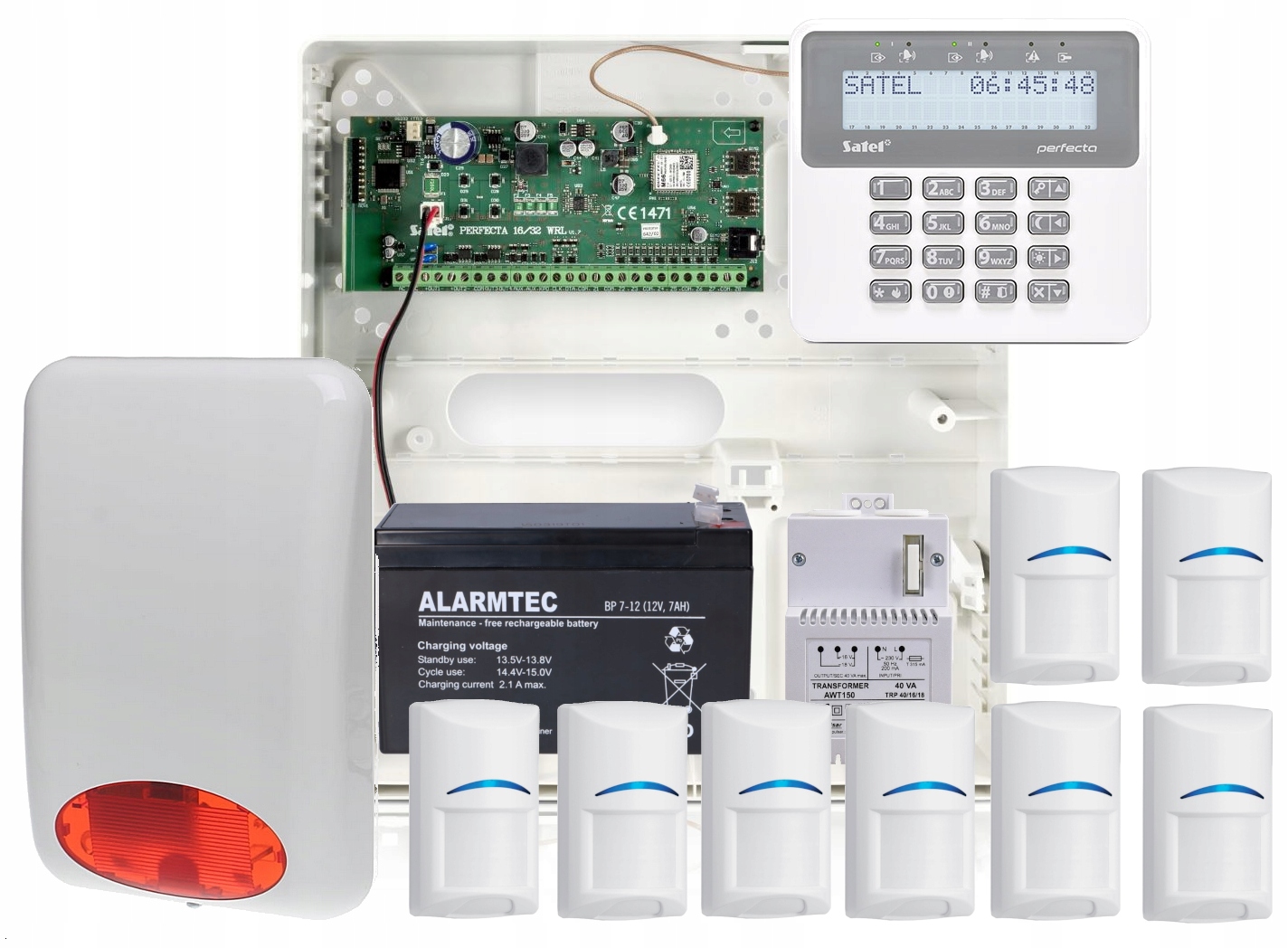 Sada PIRx8 snímačov pohybu Perfecta 16 Set-a