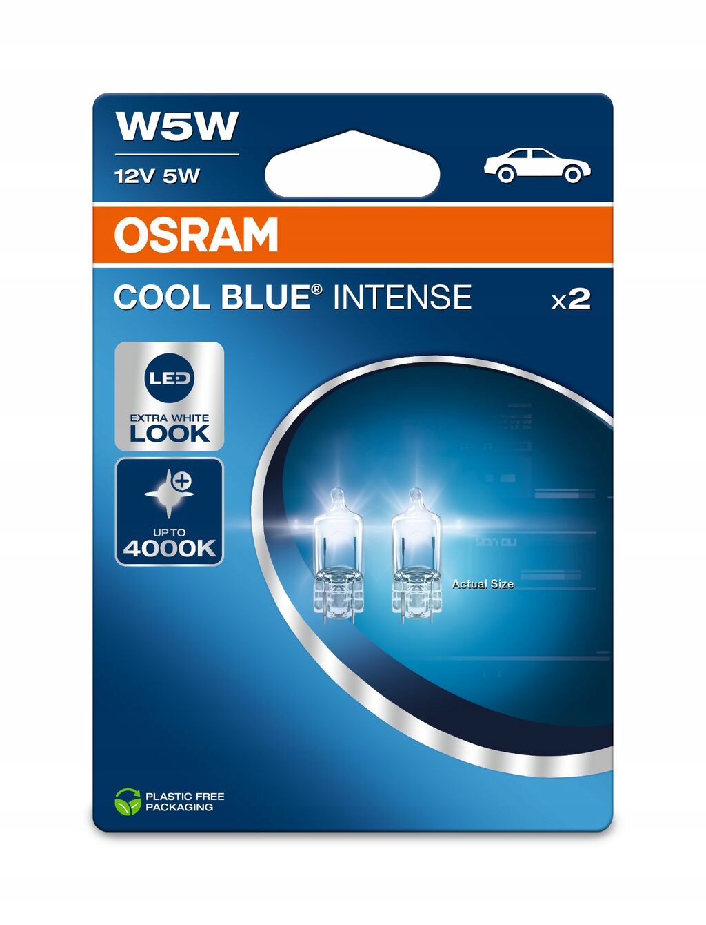 Osram żarówki samochodowe W5W 12V W2,1x9,5d Cool Blue Intense NextGen 4000K