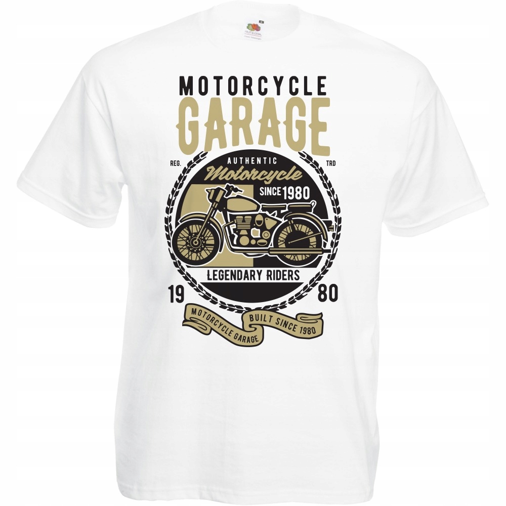 

Koszulka motocykl motor motocyklista kask M biała