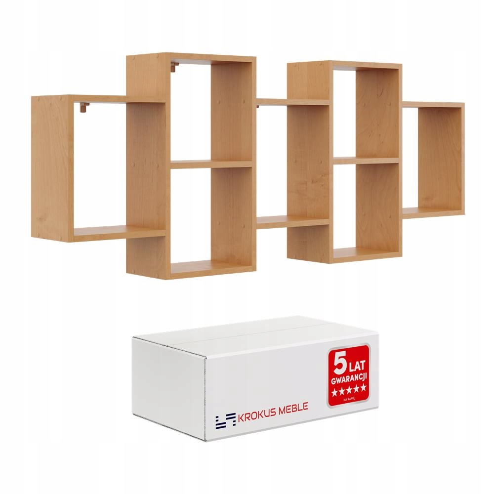 PÓŁKA WISZĄCA REGAŁ MODUŁOWY NR 15 DO SALONU BIBLIOTECZKA NA KSIĄŻKI OLCHA