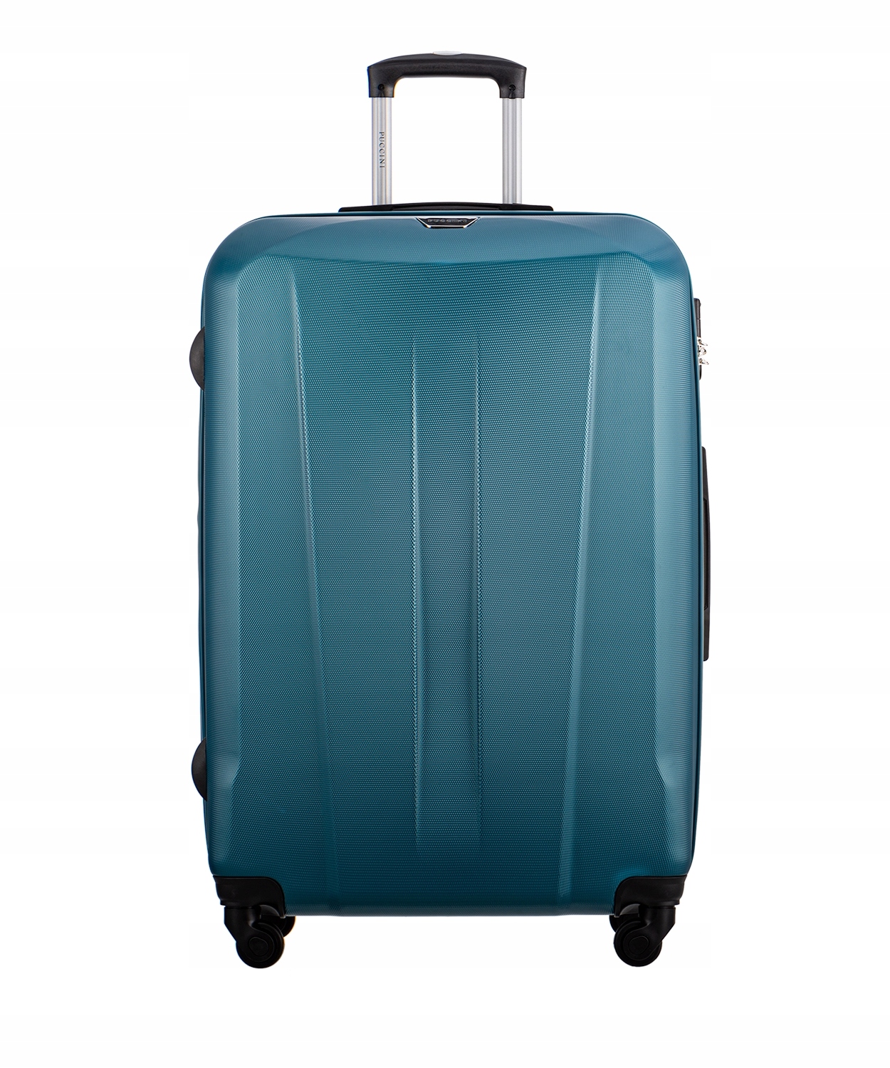 Walizka duża podróżna na kółkach twarda Abs Puccini zielona ABS03A 5A 94 l