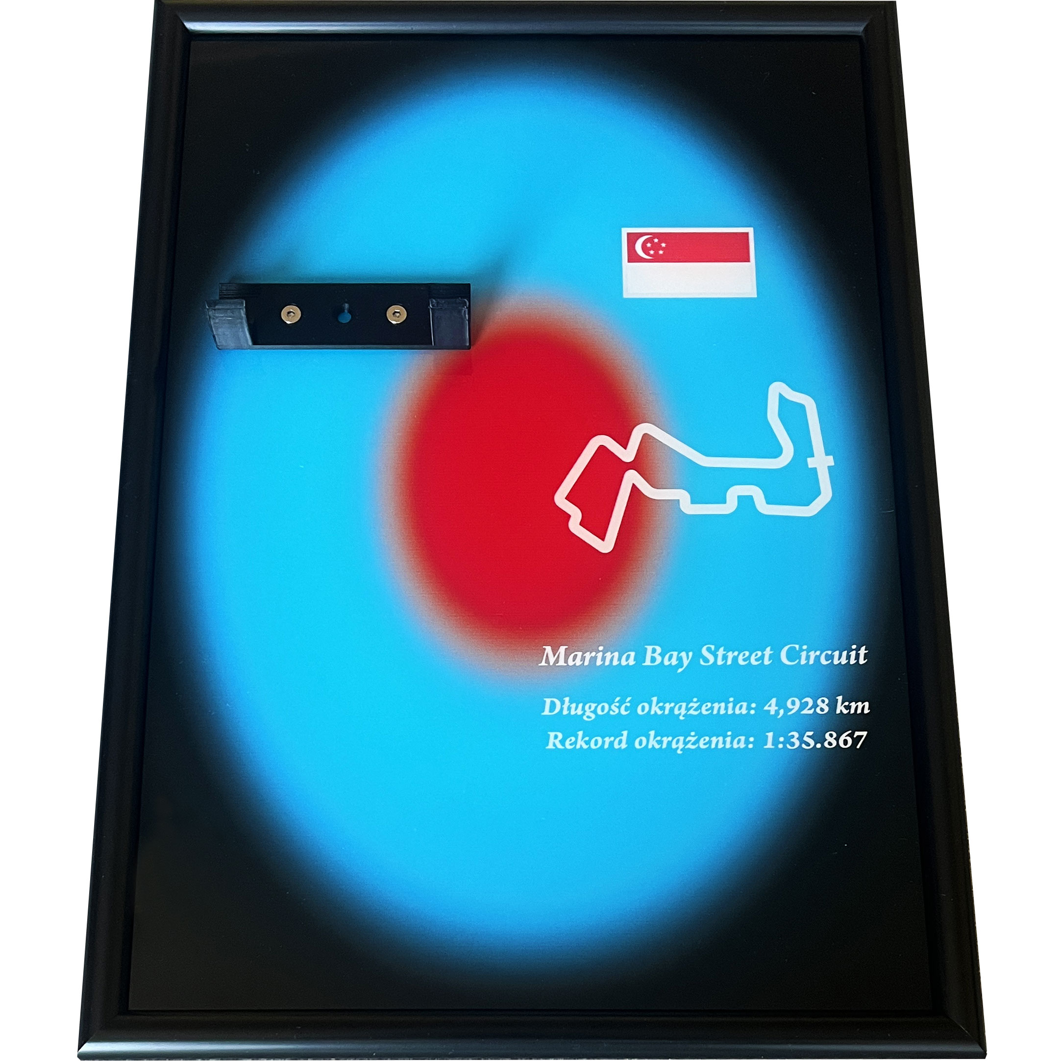 Rámeček s držákem pro Lego Speed Champions 77246 Formule F1 Visa Cash App