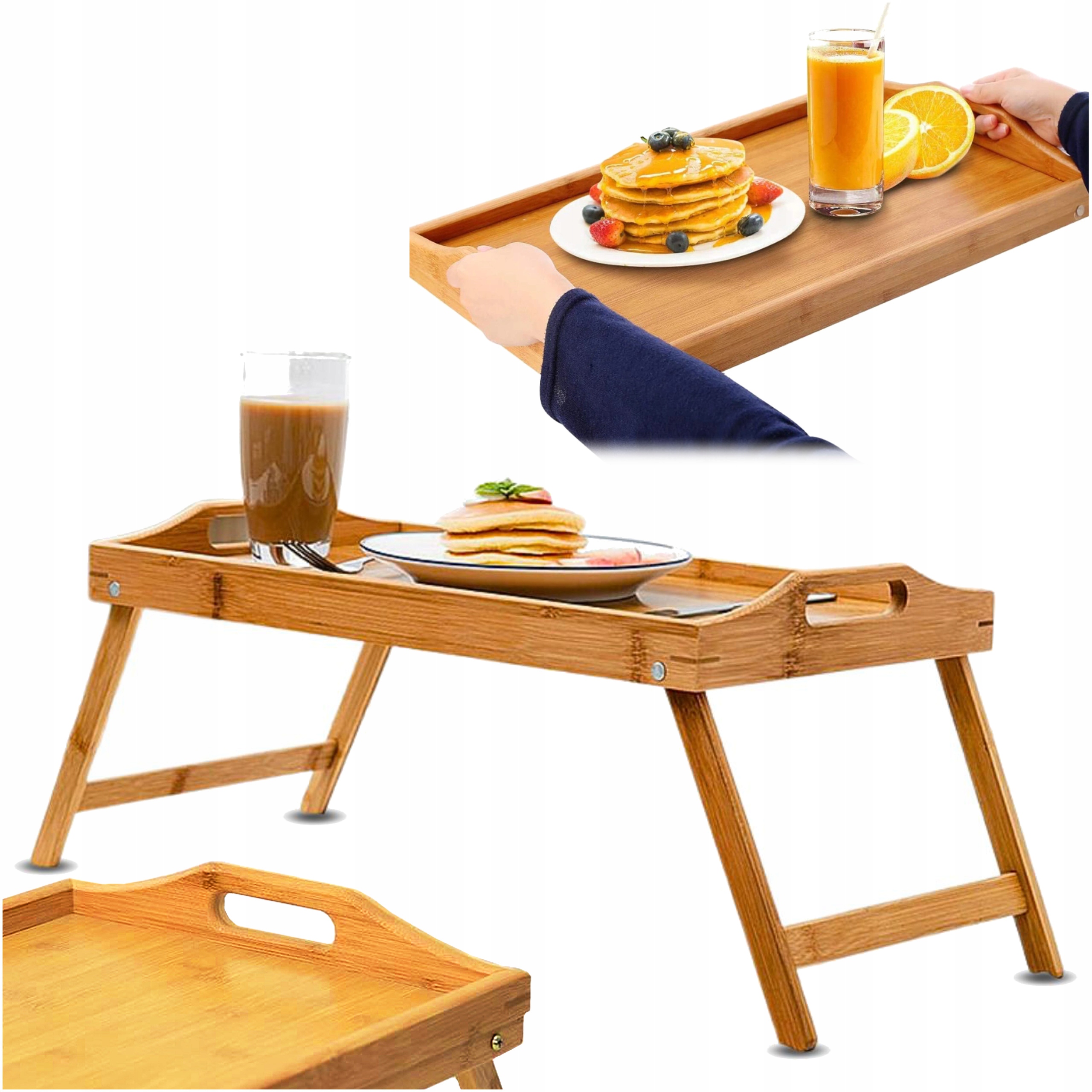 STOLIK ŚNIADANIOWY TACA NA NÓŻKACH POD LAPTOPA