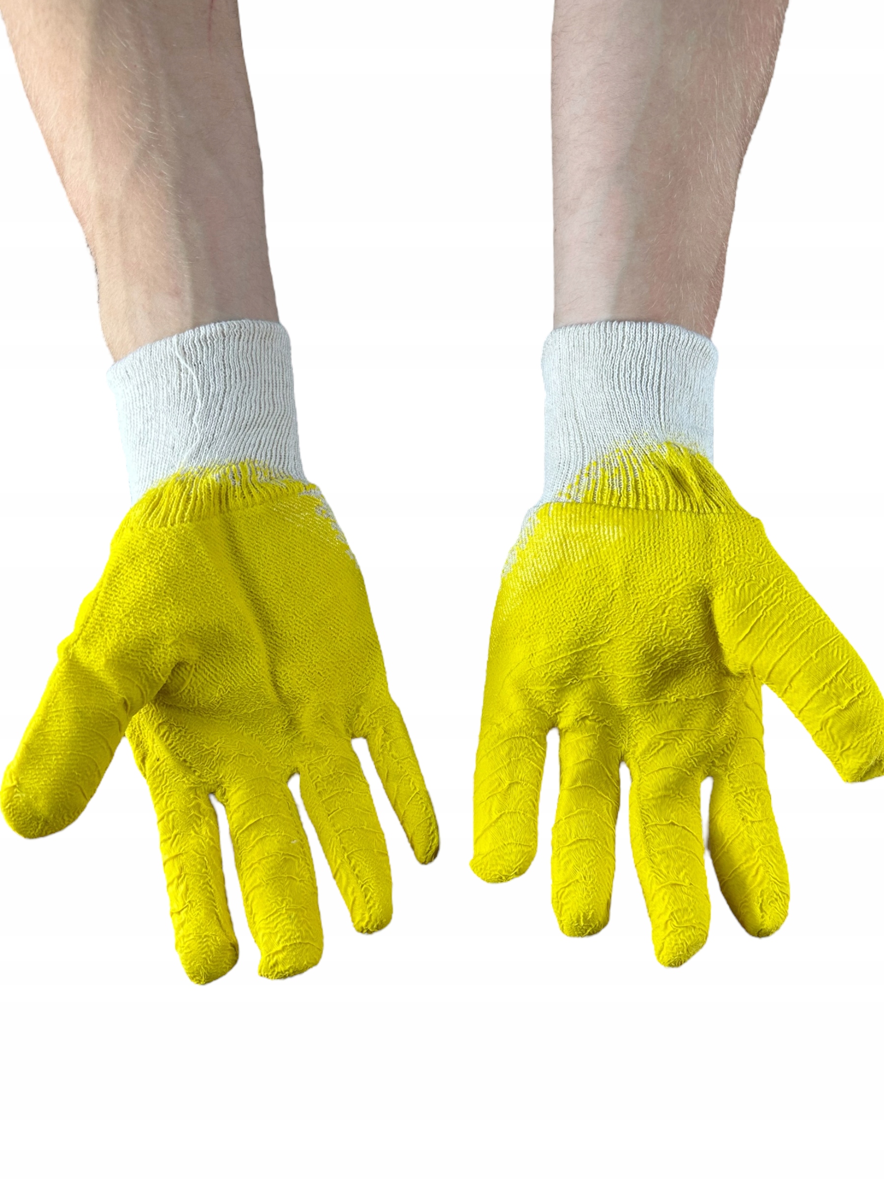Rękawice robocze żółte PREMIUM r.10/XL 1 para Liczba par w opakowaniu 1