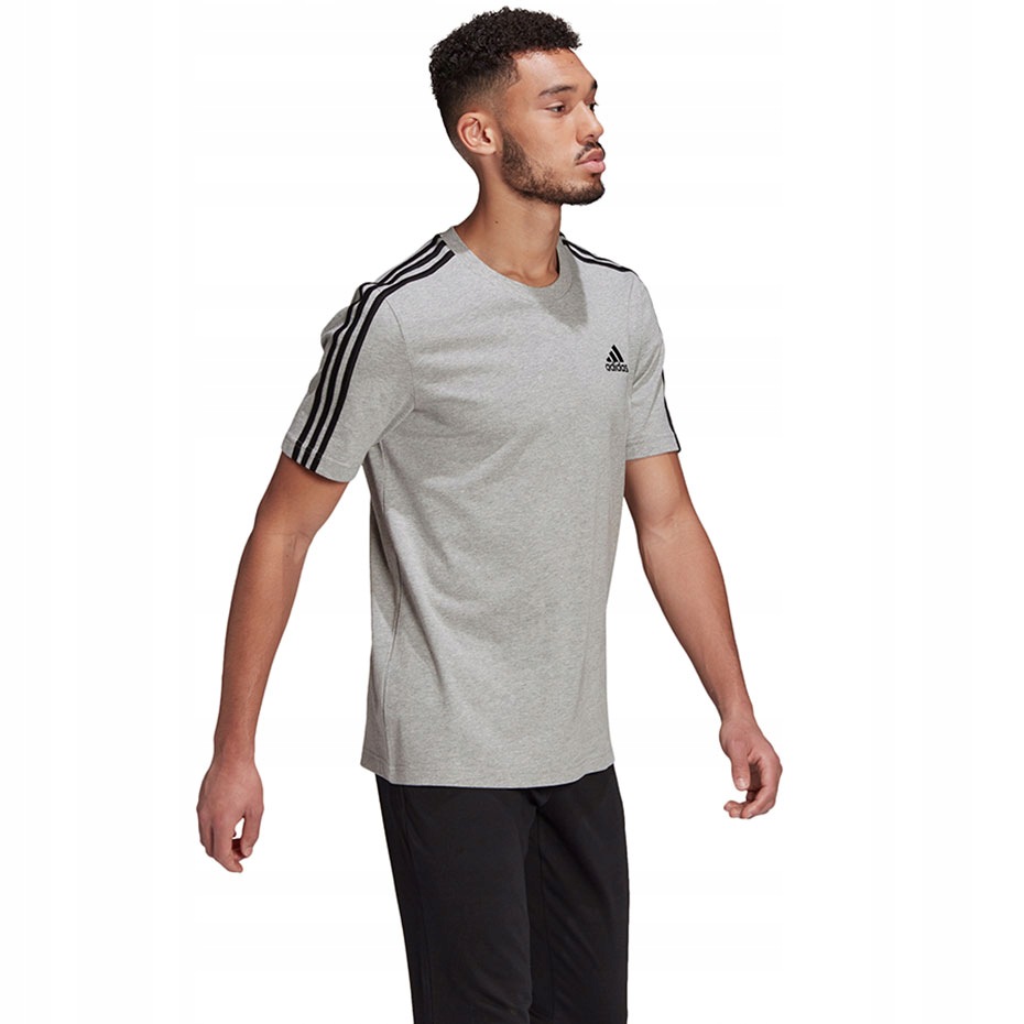 Koszulka męska adidas Essentials T-Shirt szara GL3735 S