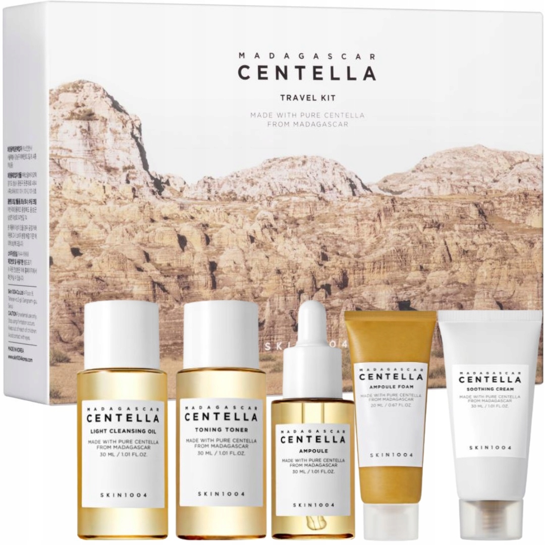 SKIN1004 Madagascar Centella Zestaw do Pielęgnacji Twarzy Travel Kit