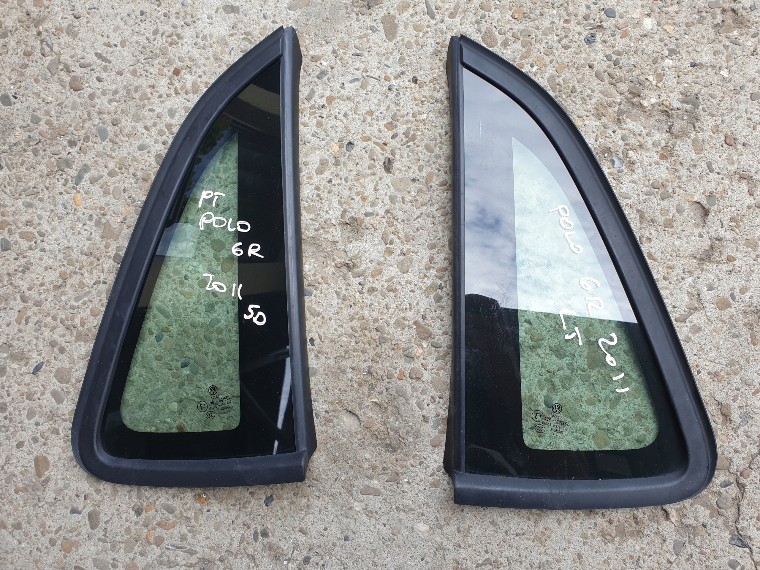SZYBA BOCZNA TYLNA VW POLO 6R 2009-