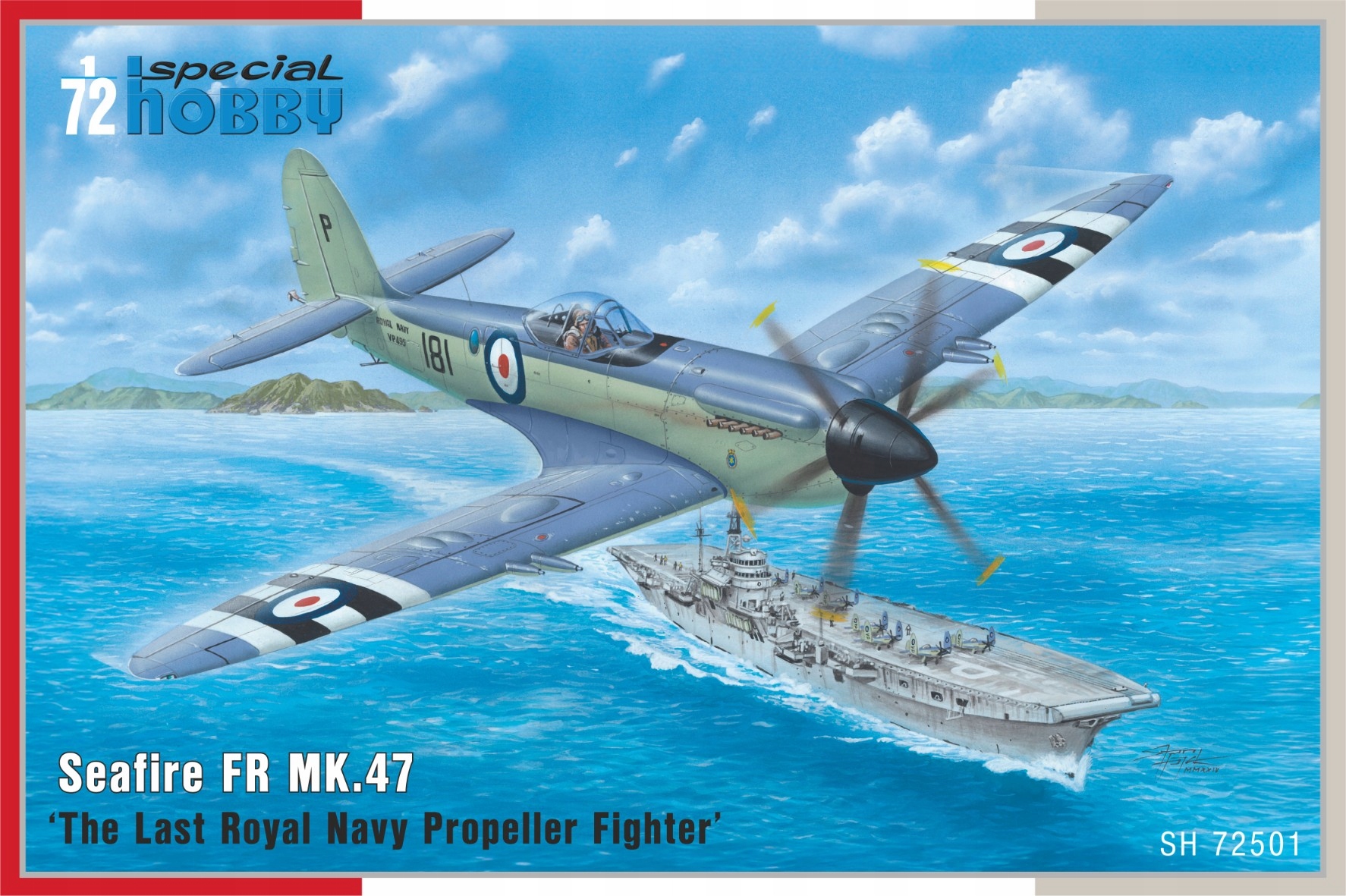 Seafire Fr Mk47 The Last Royal Navy Propeller Fighter Special Hobby SH72501
