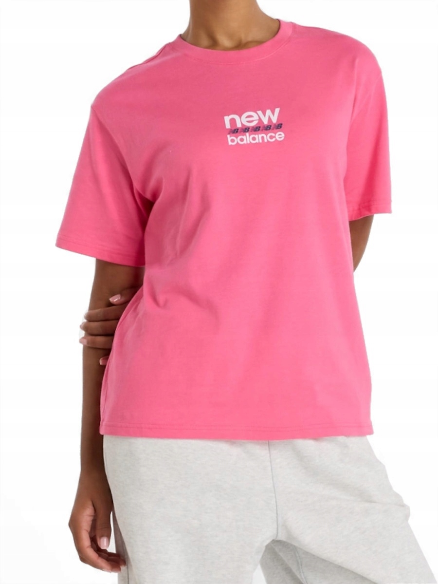 Tričko New Balance WT51541DAB bavlněné růžové sportovní S