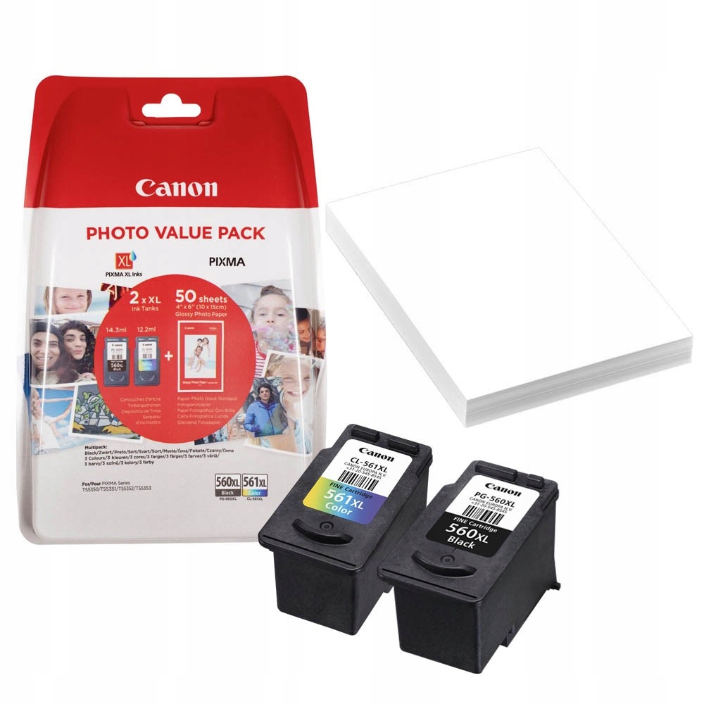 

Zestaw Canon PG-560XL CL-561XL TS5350 TS5352