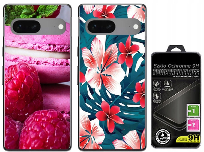 

2 X Etui Silikon do Google Pixel 7 Szkło