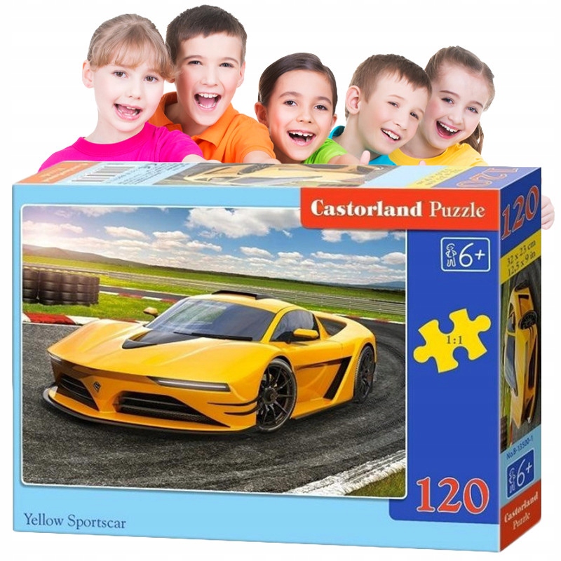 

Puzzle dla 7 Latka Samochody 120el