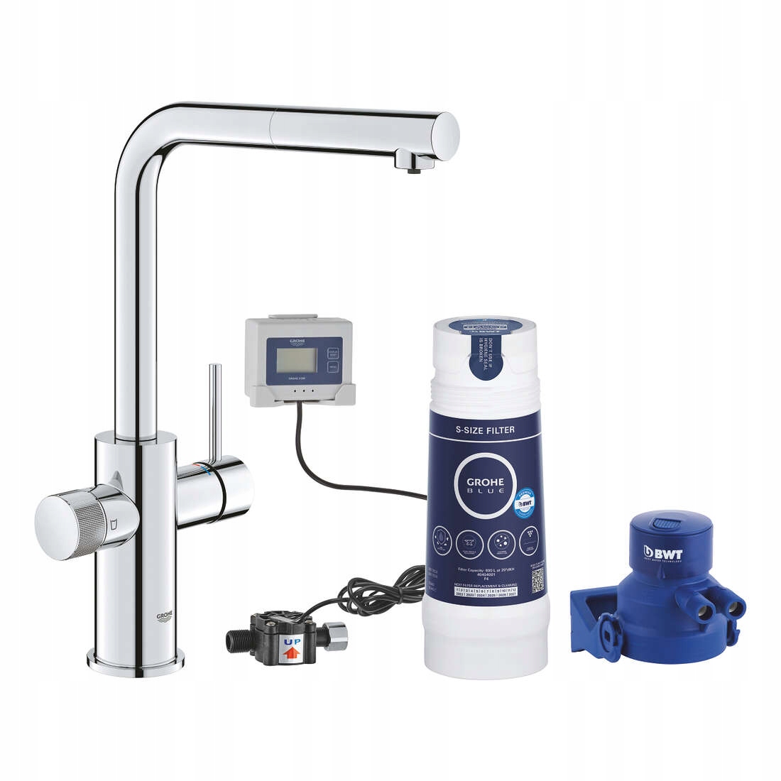 Grohe zestaw startowy z baterią kuchenną filtrującą i filtrem S 30591000