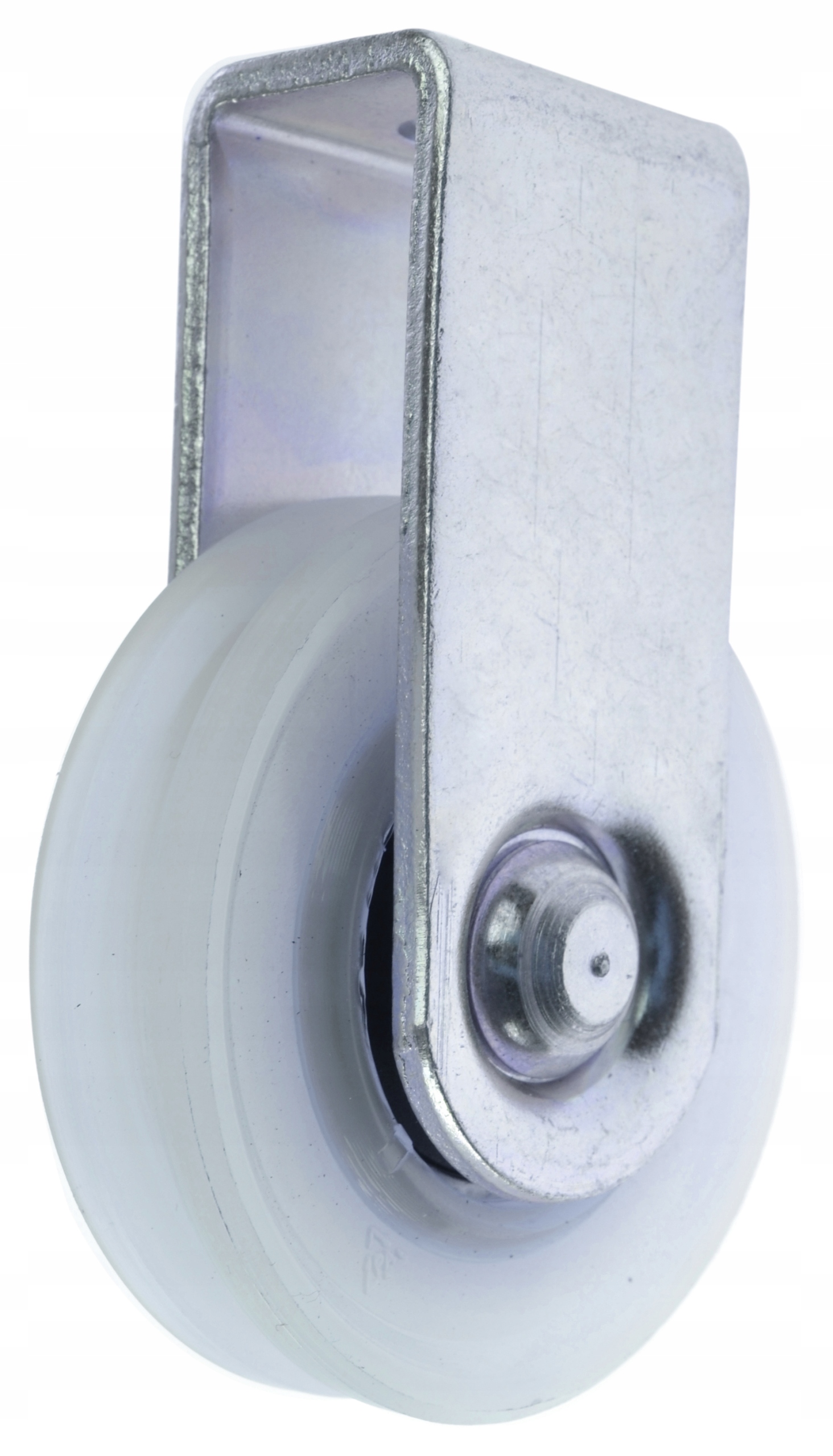 Rolka z mocowaniem fi 60mm, fi 10mm linka fi 8