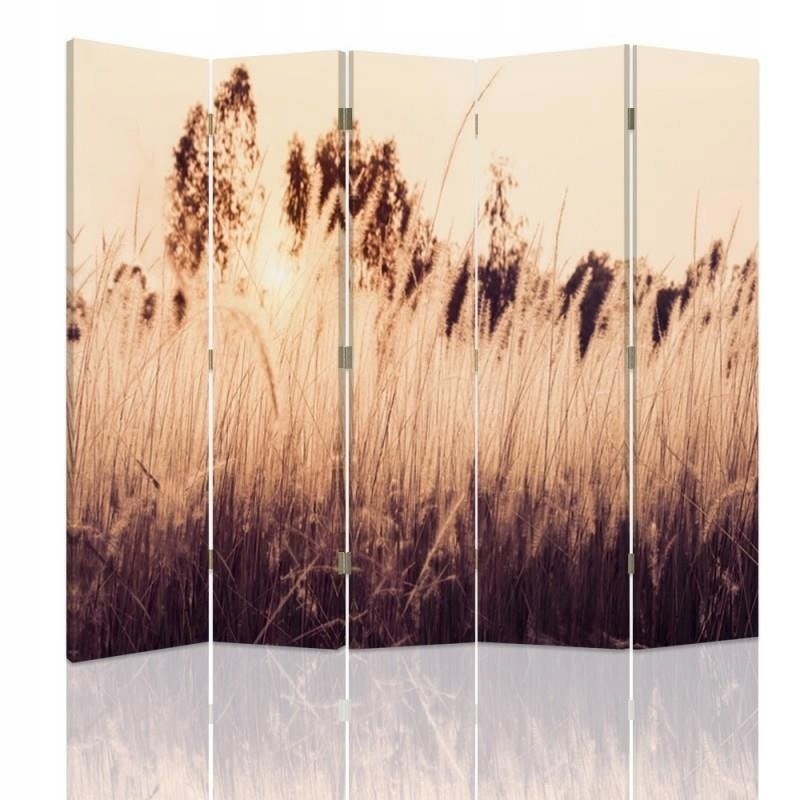 Obojstranný paraván, Vysoké trávy v sépii 180x170