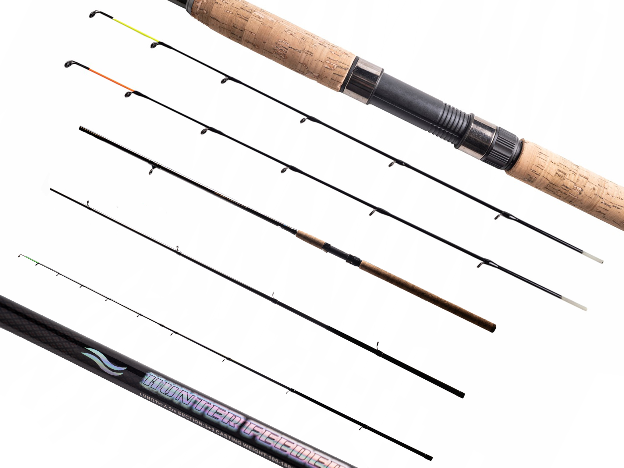 Hunter Feederový Prut 4.5 M 100-180 G 90% Karbon 450 CM