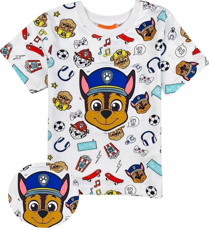 

Koszulka chłopięca t-shirt Psi Patrol 128 cm