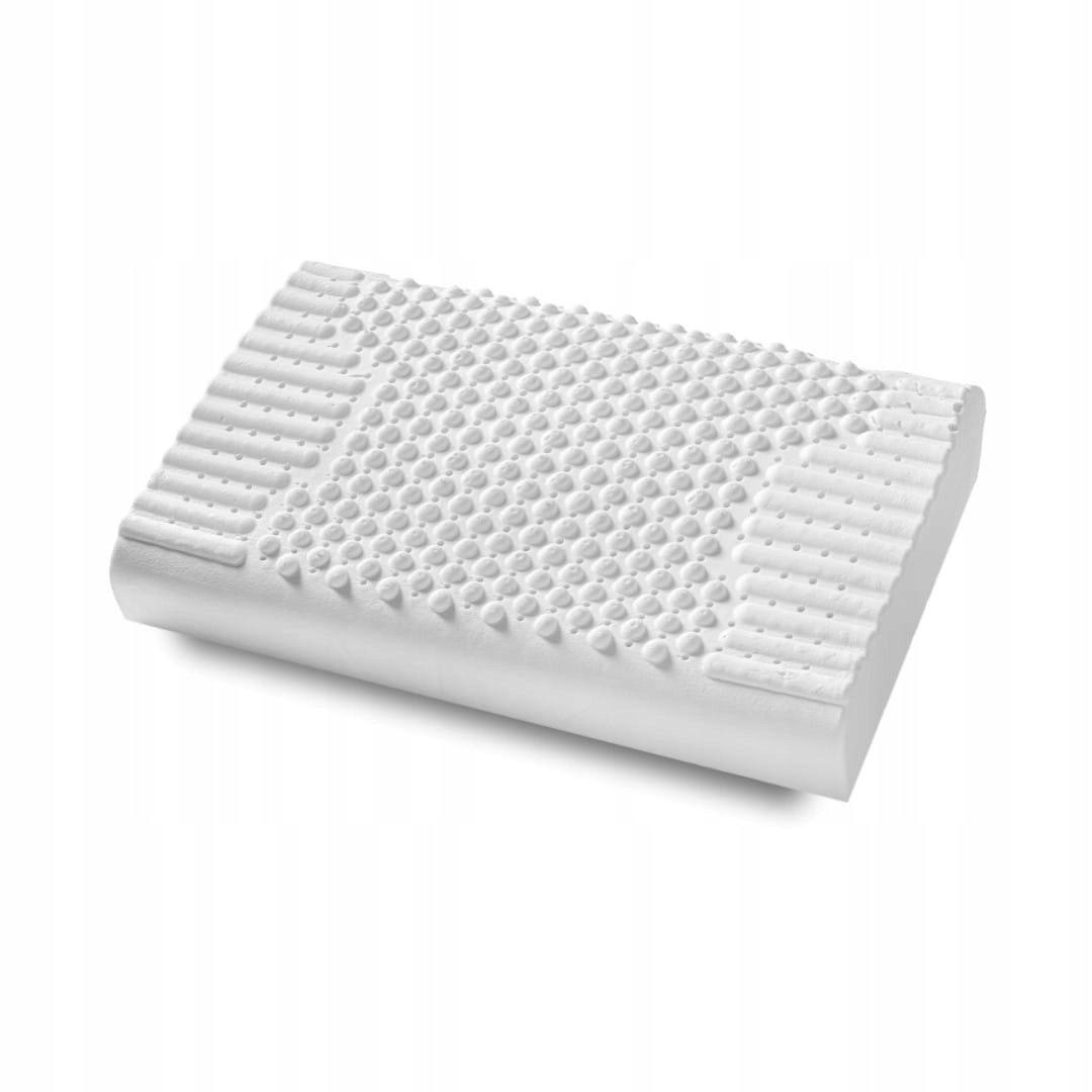 Ortopedický polštář z latexu s potahem 60x40x10/12 cm Masážní